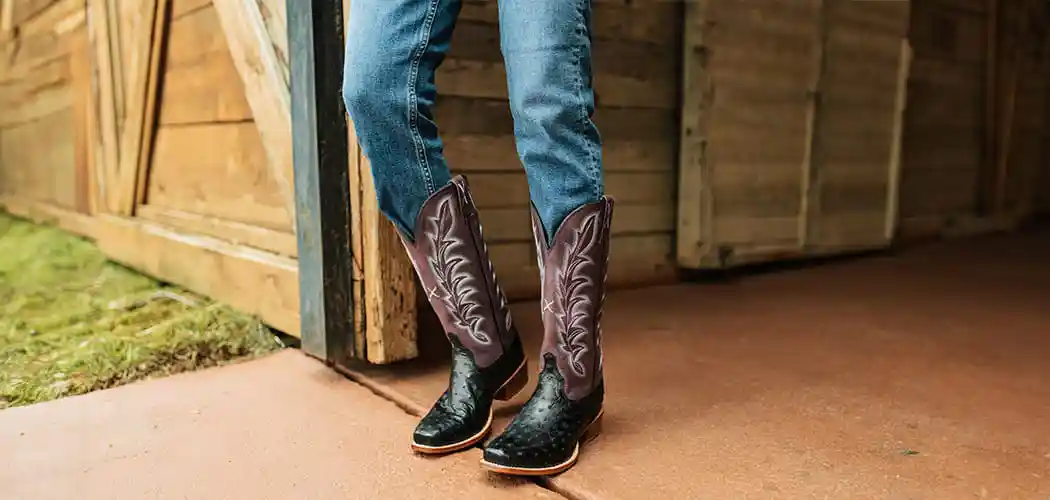 close-up-of-twisted-x-boots-paired-with-denim-jeans