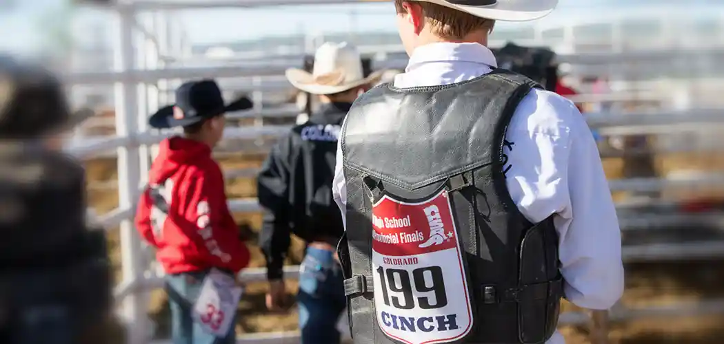 participants-and-horses-near-the-arena-at-a-colorado-state-high-school-rodeo-association-event