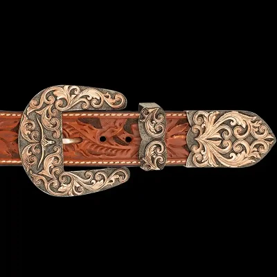 Cowtown Custom Three Piece Buckle Set