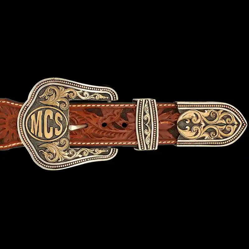 Custom Three Piece Belt Buckles