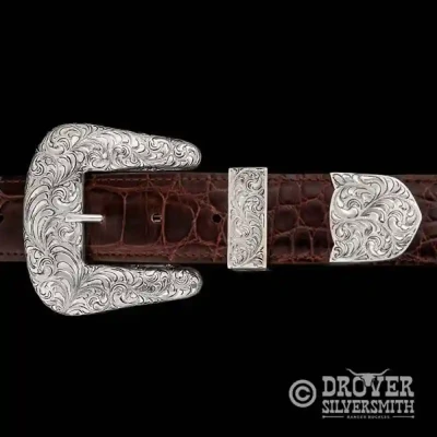 The Rancher Sterling Silver Belt Buckle