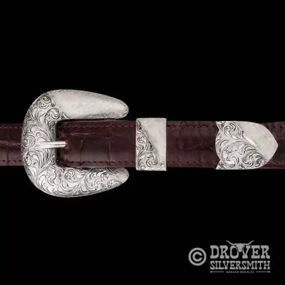 The Wrangler Sterling Silver Belt Buckle