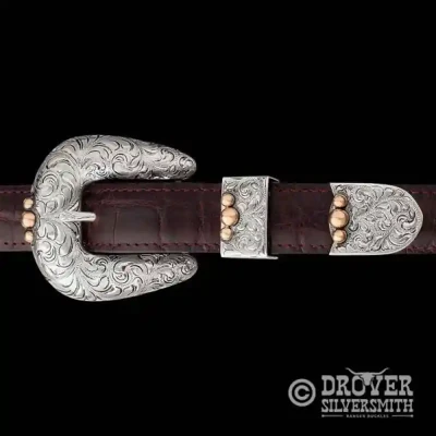 Western Heritage Sterling Silver Belt Buckle