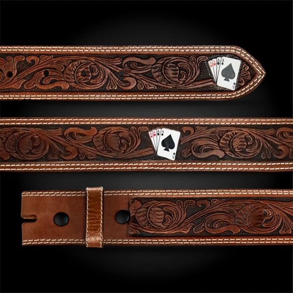 Blackjack Oak Leather Belt