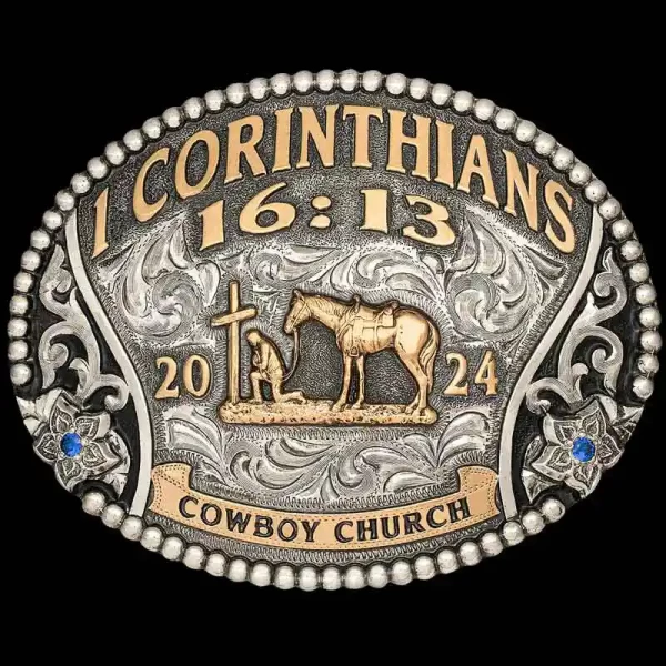 Cowboy Church Belt Buckle