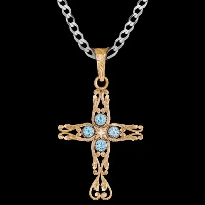 Proverbs Custom Cross Pendant