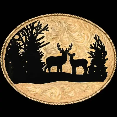 Crossroads Belt Buckle
