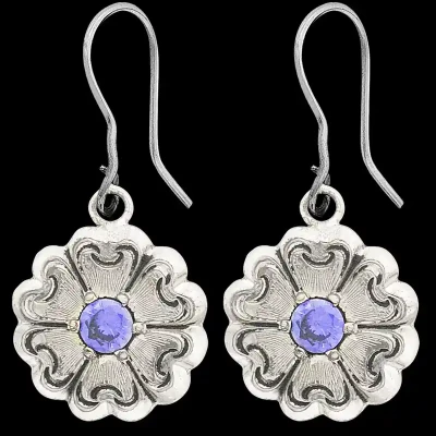 Iris Flower Earrings (Out of Stock)