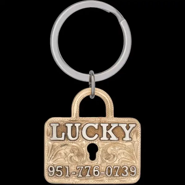 Lucky Custom Dog Tag