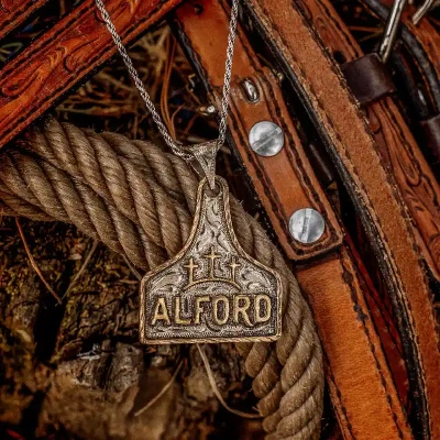 Cow Tag Pendants