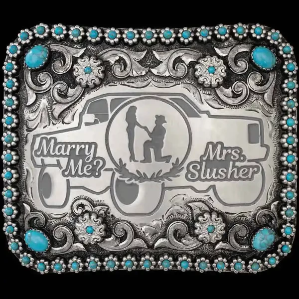Blue Creek Belt Buckle