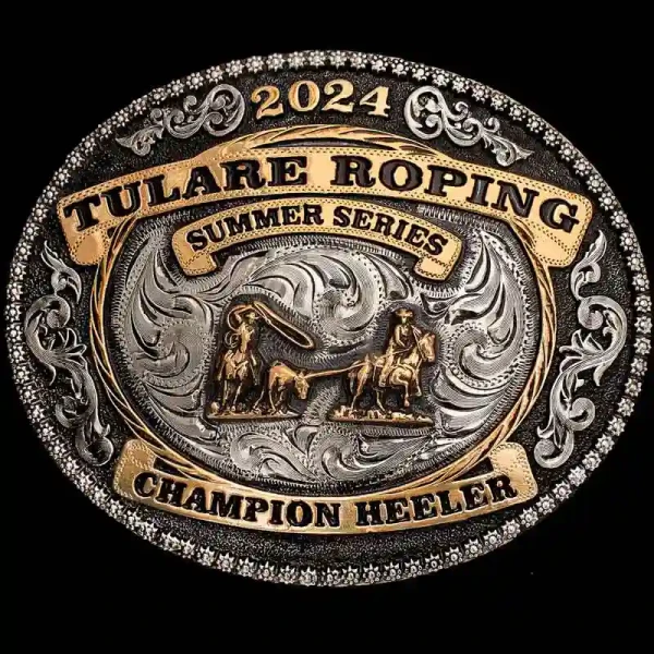 Boone custom western belt buckle handcrafted with premium silver engraving and western craftsmanship.
