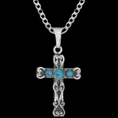 Three Turquoise Cross