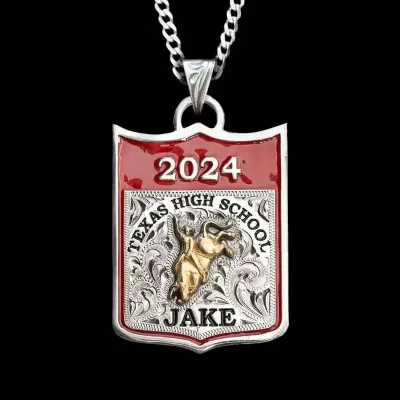 High School Rodeo Backnumber Pendant