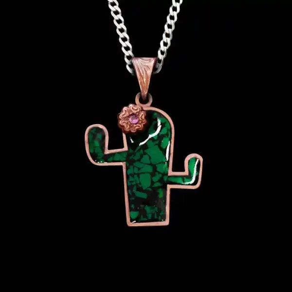 Saguaro Cactus Custom Pendant