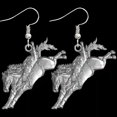 Bareback Bronc Rider Earrings