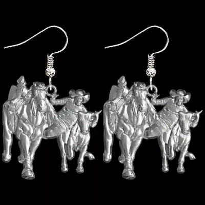 Bull Dogger Earrings