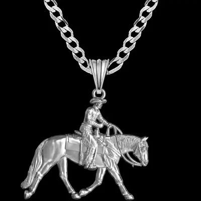 Ranch Rider Man Pendant