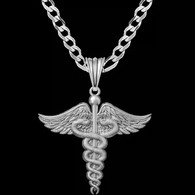 Medical Caduceus Pendant