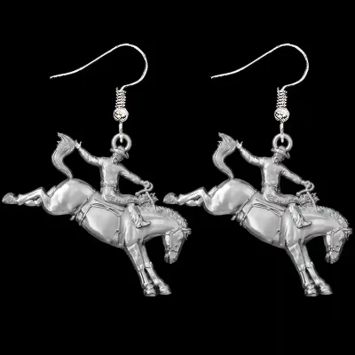 Saddle Bronc Rider Earrings