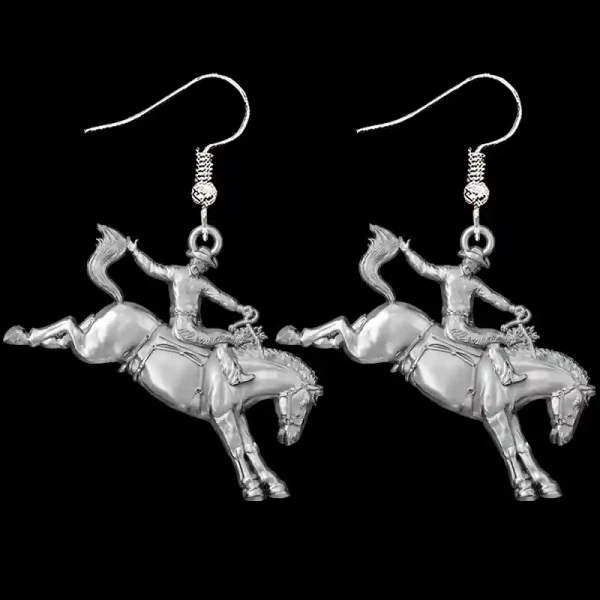 Saddle Bronc Rider Earrings