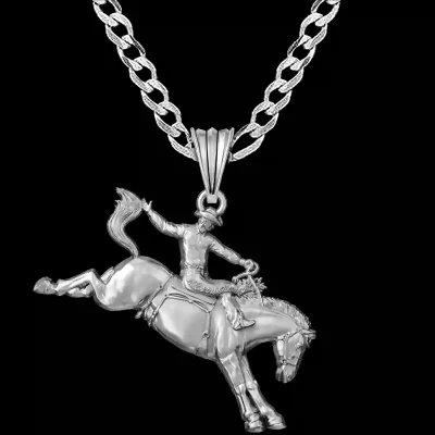 Saddle Bronc Rider Pendant