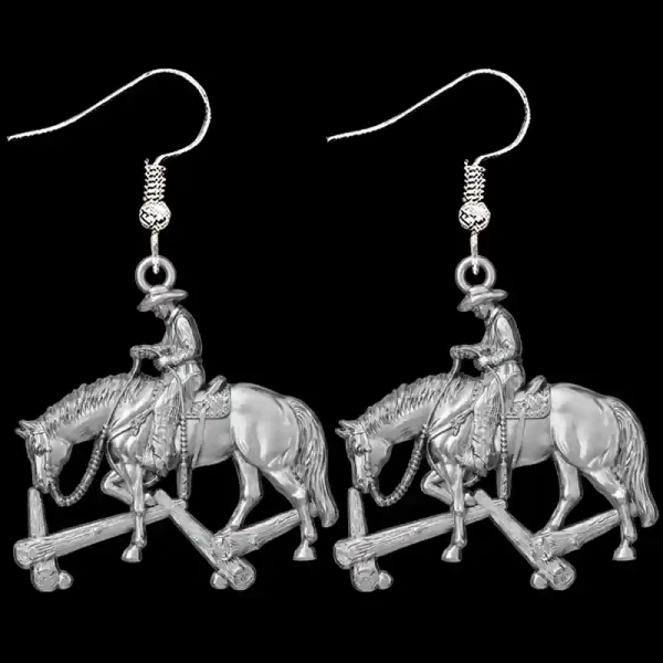 Trail Horse Earrings