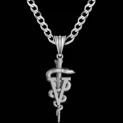 Veterinary Caduceus Pendant