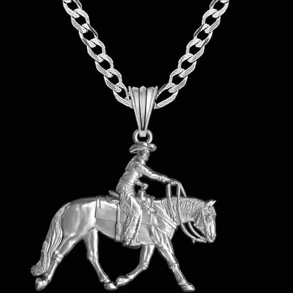 Ranch Rider Woman Pendant