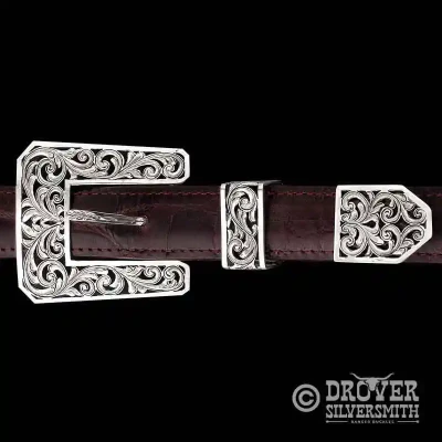 The Cattleman Sterling Silver Belt Buckle