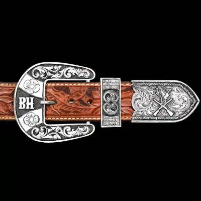Bristol Custom Three Piece Buckle Set