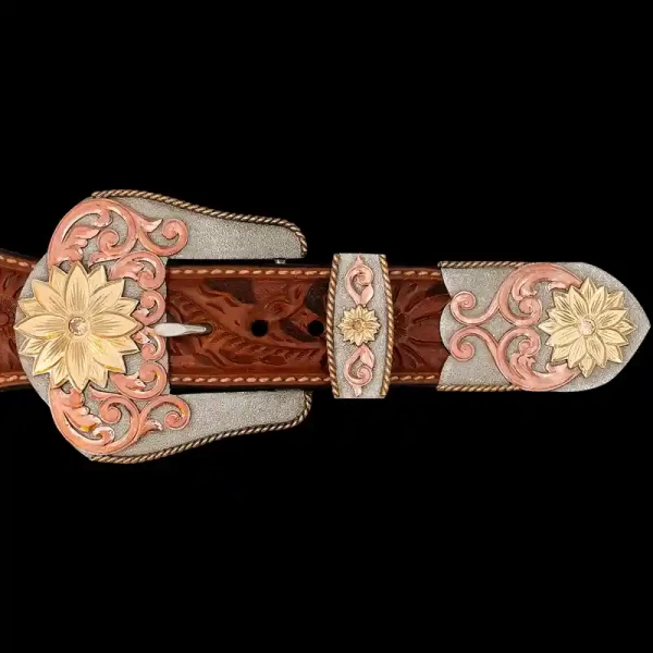 Florence Custom Three Piece Buckle Set