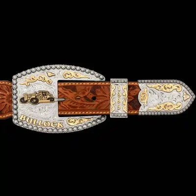Farmersville Custom Three Piece Buckle Set 