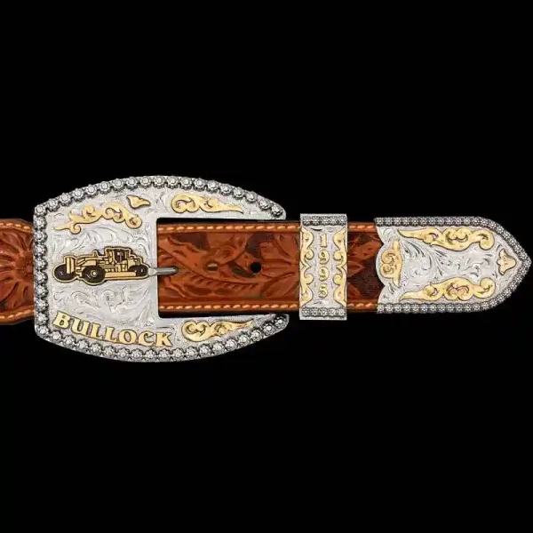 Farmersville Custom Three Piece Buckle Set 