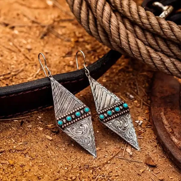 Cherokee Rose Earrings (In Stock)
