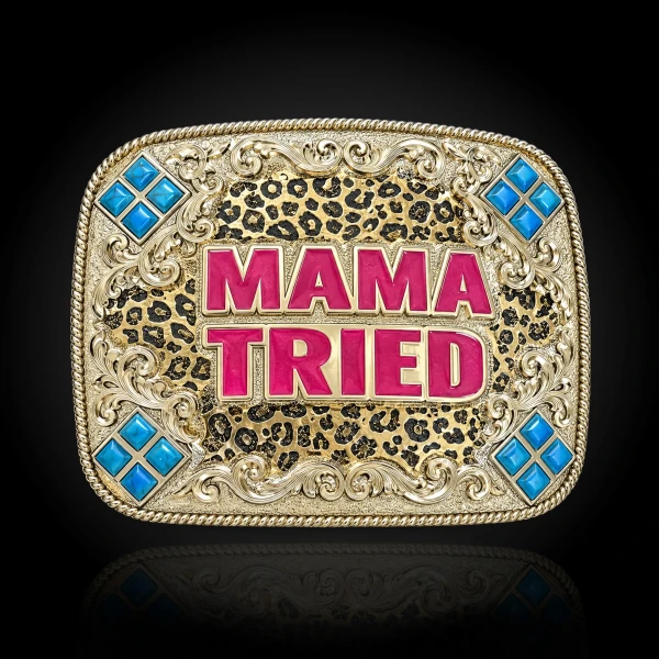 Cheyenne Rose Belt Buckle