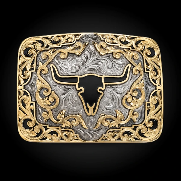 Longhorn Belt Buckle (In Stock)