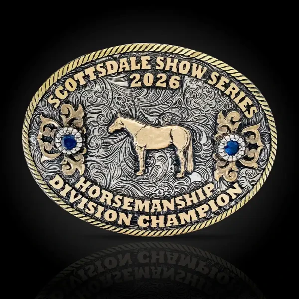 Cowboy King Belt Buckle