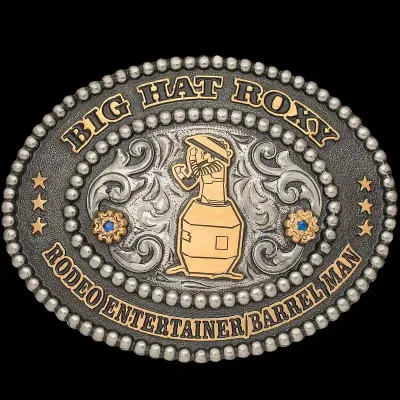 Rodeo Clown Belt Buckle