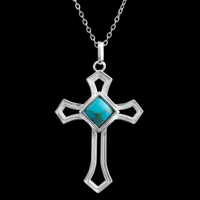 New Testament Sterling Cross Pendant (In Stock)