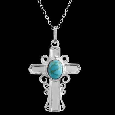 Silver Trail Sterling Cross Pendant (In Stock)