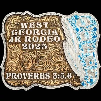 Gunnison Turquoise Belt Buckle 