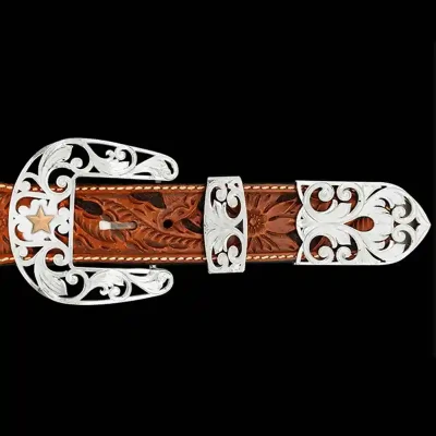 Pendleton Custom Three Piece Buckle Set