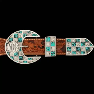 Topanga Custom Three Piece Buckle Set