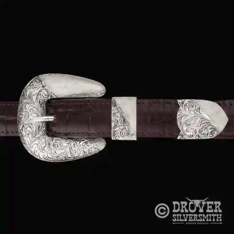 The Longhorn Sterling Silver Belt Buckle