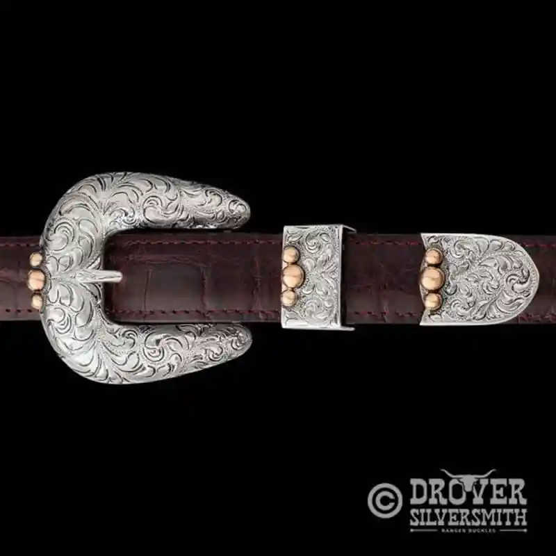 Western Heritage Sterling Silver Belt Buckle