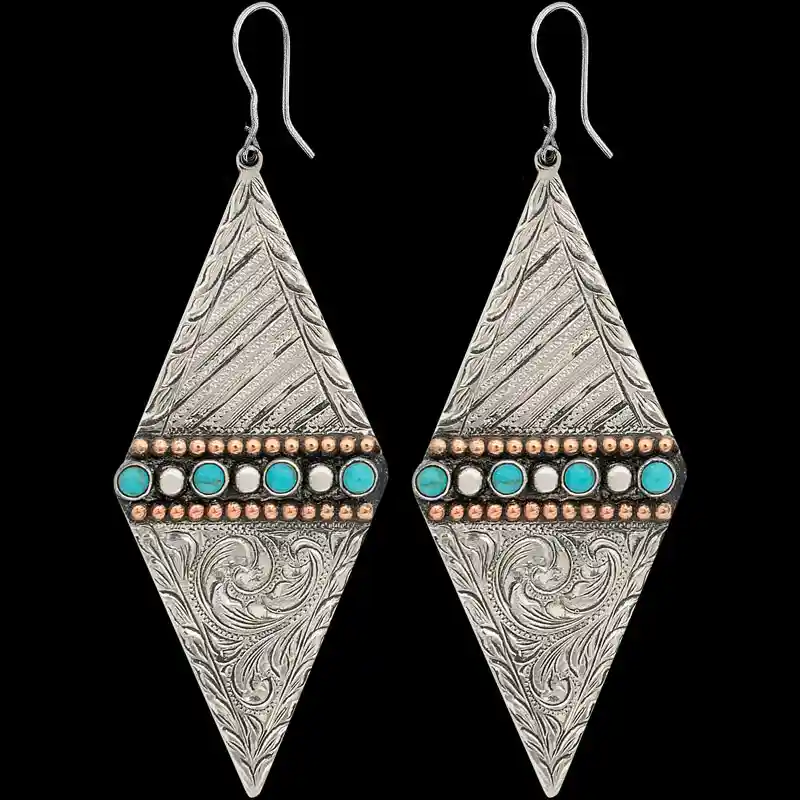 Cherokee Rose Earrings (In Stock)