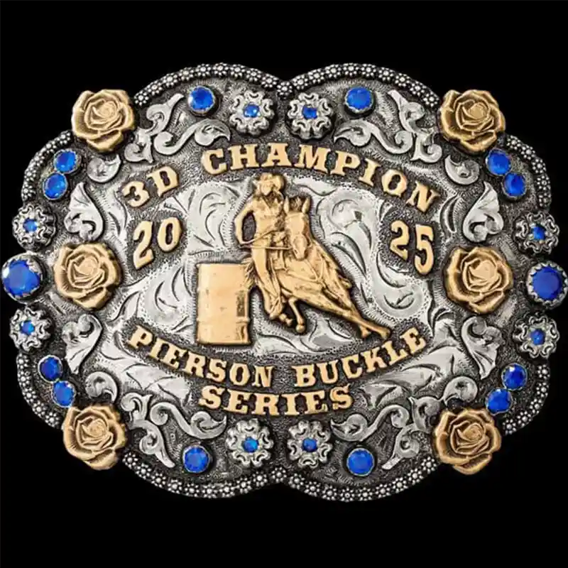 Mississippi Rose Belt Buckle