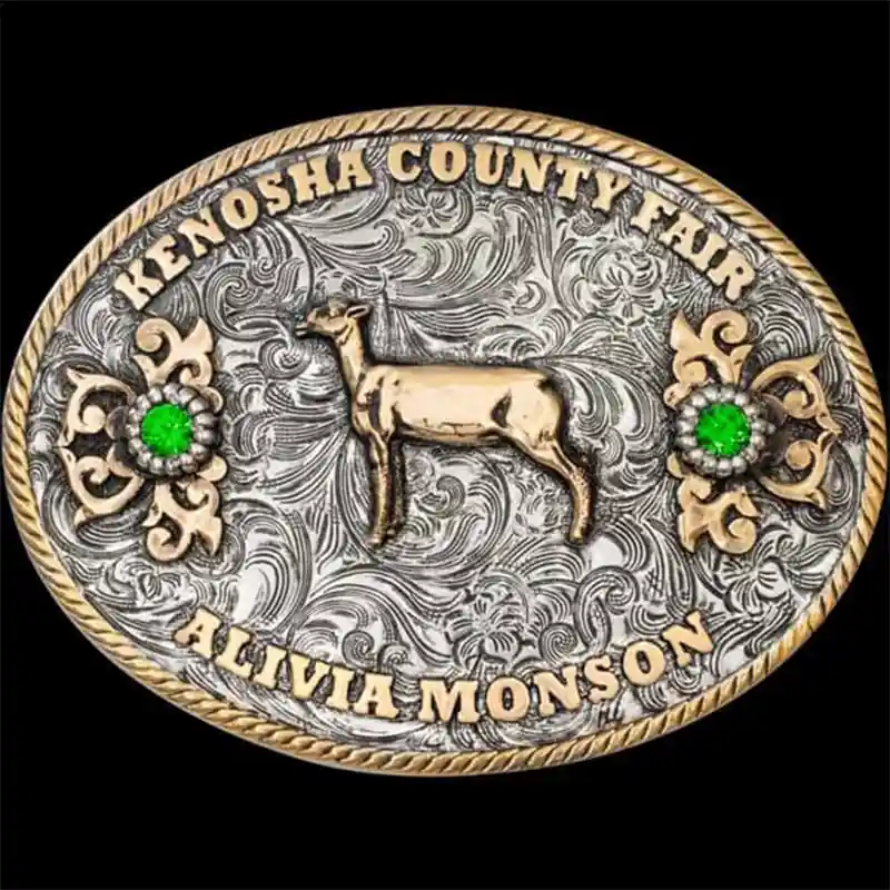 Cowboy King Belt Buckle