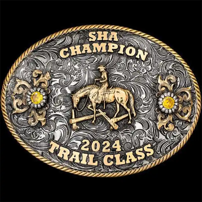 Cowboy King Belt Buckle